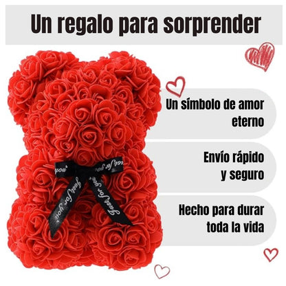 Pack Oso de pétalos para San Valentín